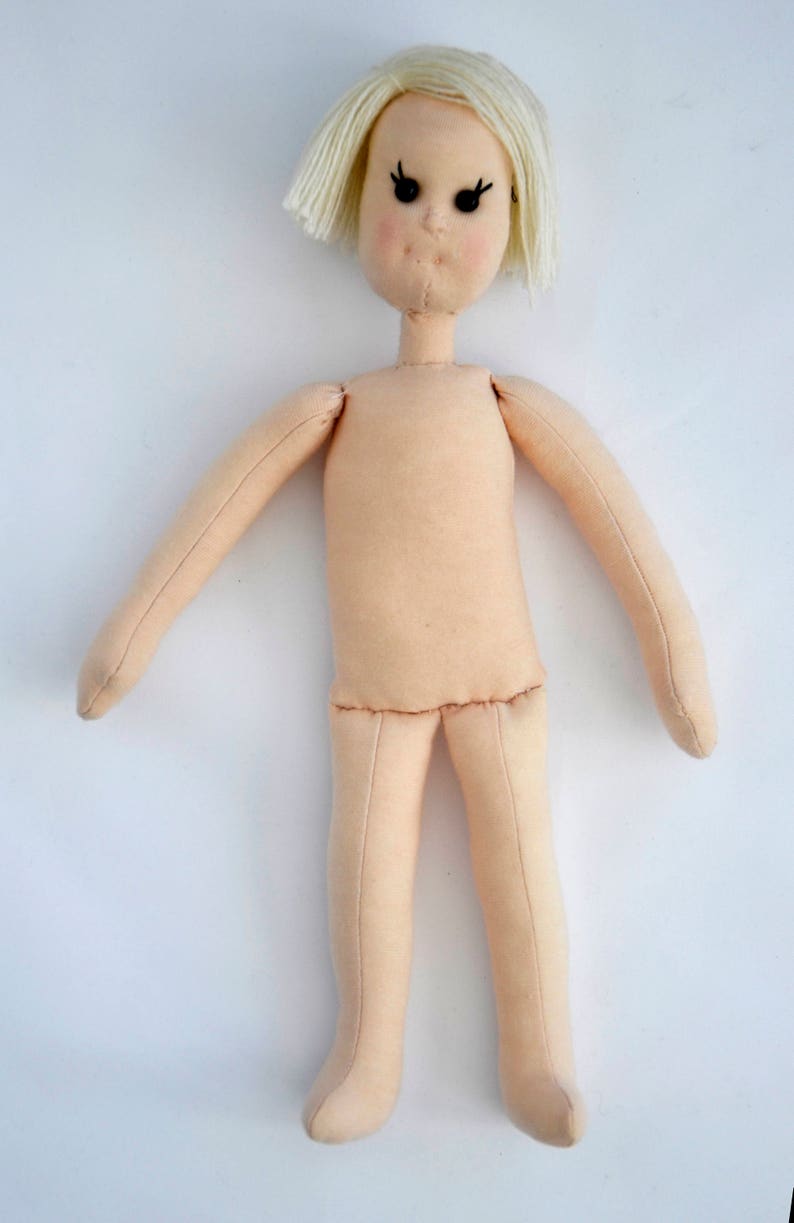 Rag Doll Making Kit Sewing Instructions to Make Rag Doll Etsy UK