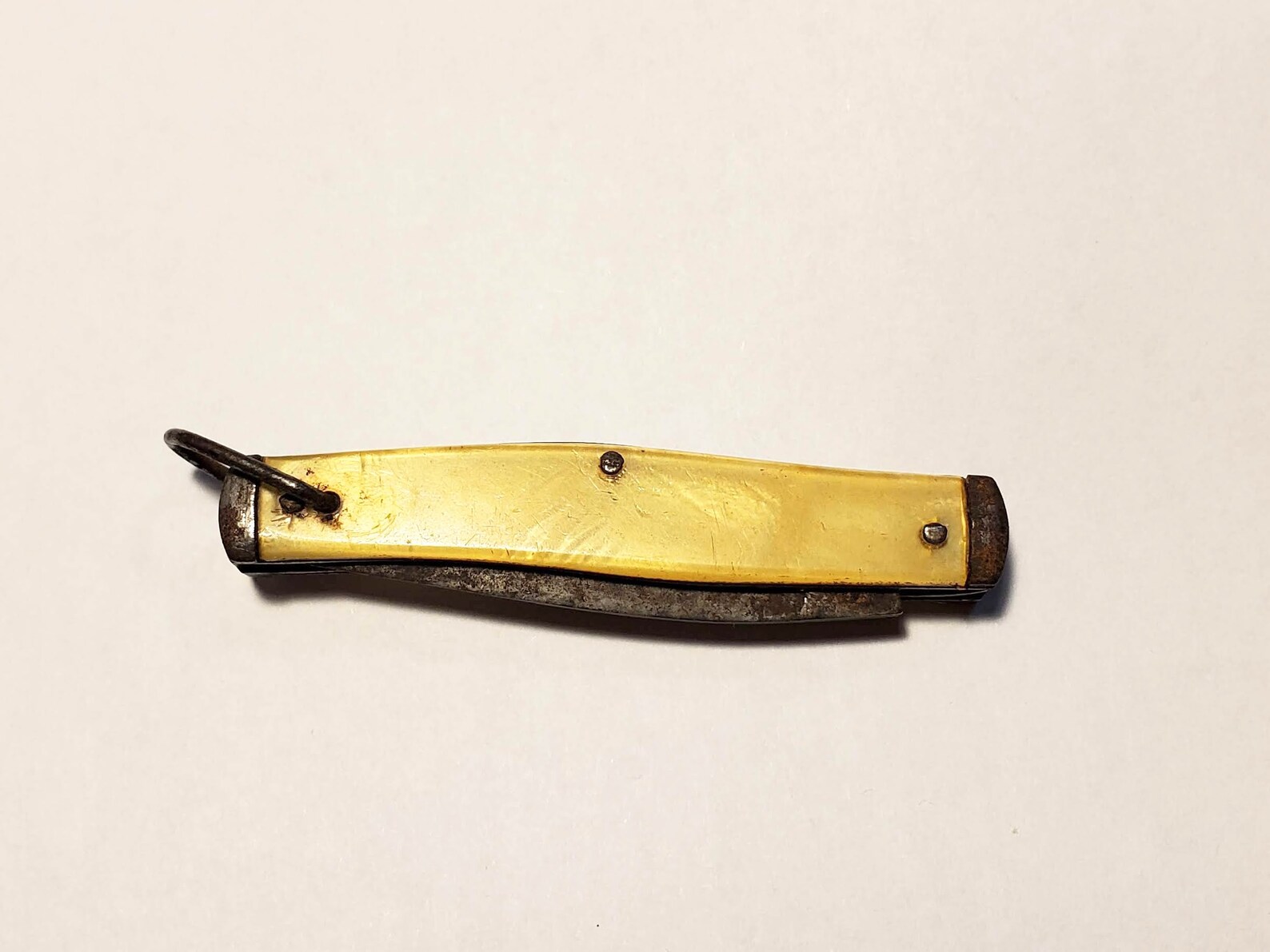 Vintage Pocket Knife Bakelite Folding Knife Etsy