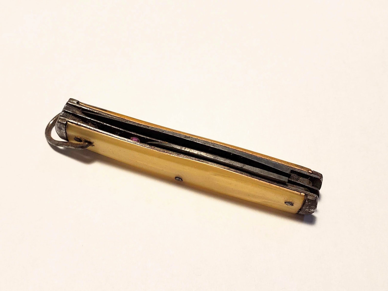 Vintage Pocket Knife Bakelite Folding Knife Etsy