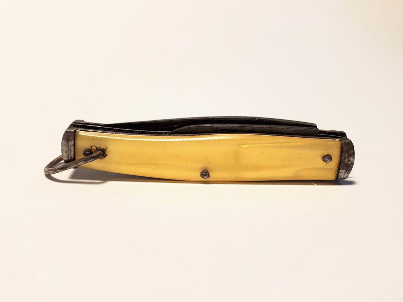 Vintage Pocket Knife Bakelite Folding Knife Etsy