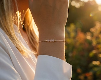 Rose quartz bracelet, talisman