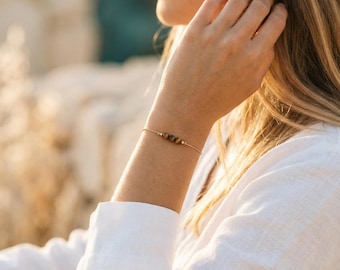 Tiger eye bracelet, talisman