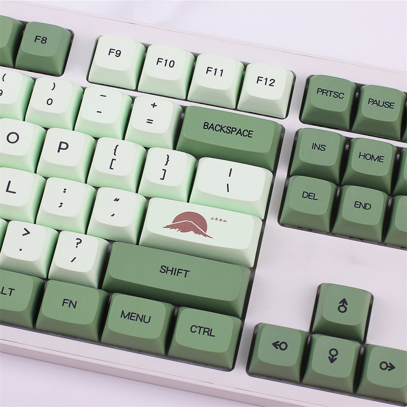 Matcha Green Tea Keycaps Set English Legends 10420 PBT Etsy Ireland