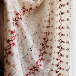 rideaux blanc coquille d&#39;oeuf vintage, tissu transparent tissé, tissu géométrique texturé, panneau de rideaux transparents modernes, ensemble de deux.