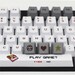 Retro Video Game Style Gray White Keyboard Replacement Keycaps Set 104+14 OEM Profile for Mechanical Keyboard GH60 GK61 GK64 87 96 104 108 