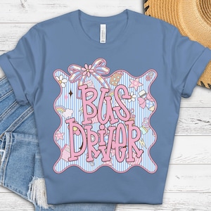 School Bus Driver T-Shirt, Bella Canvas Tee, School Transportation Staff T-Shirt, Bus Driver Appreciation Gift, Back to School Staff Shirt