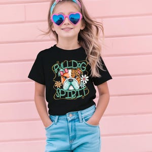 Bulldog Spirit Youth Tee, Comfort Colors Kids Shirt, Cute Mascot Bulldog Tee, Back to School Spirit Tee, School Pride Shirt, Mascot Tee