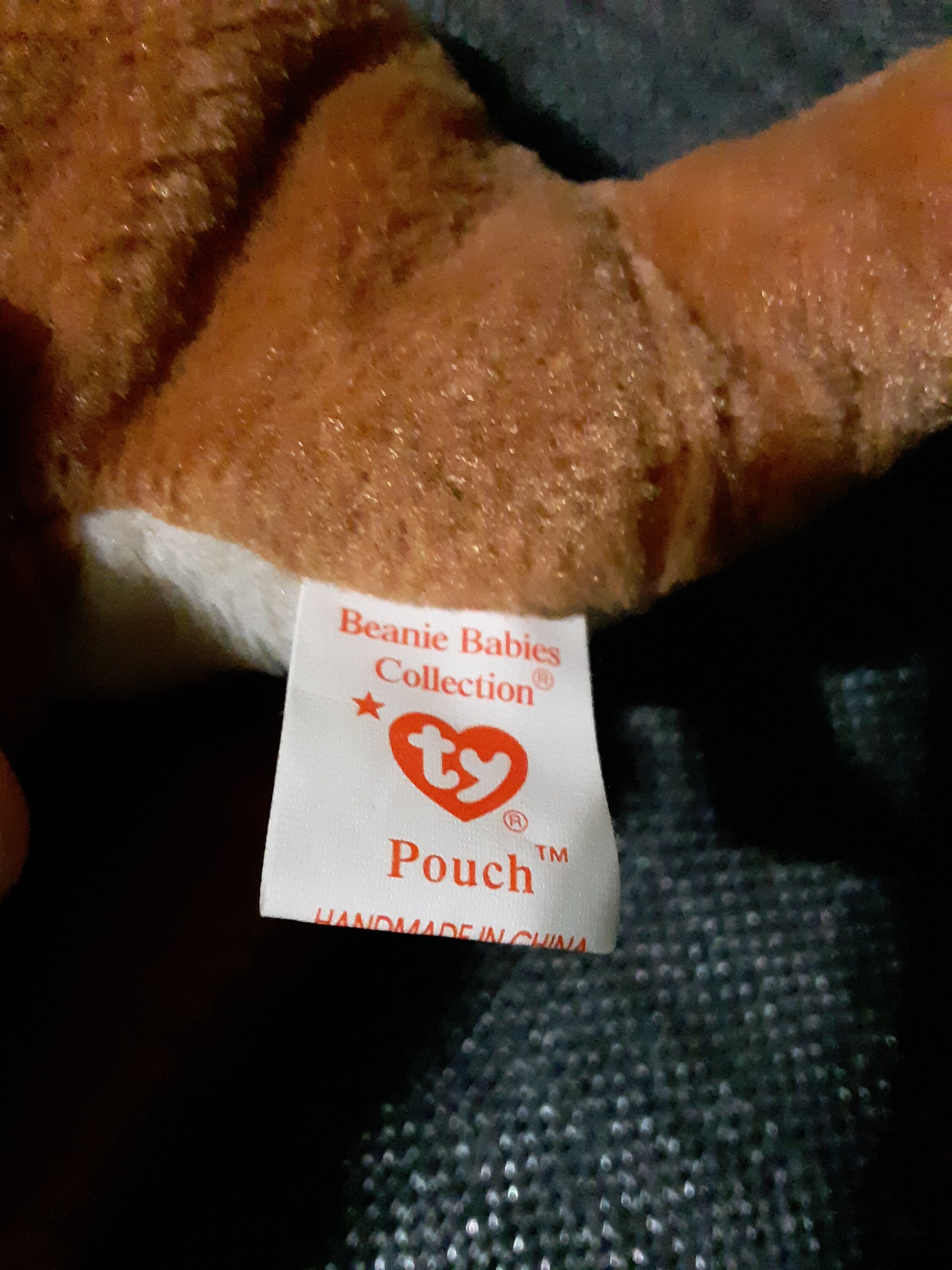 Pouch Ty Beanie Baby 1996 Rare Purchase With Other Beanies and Get