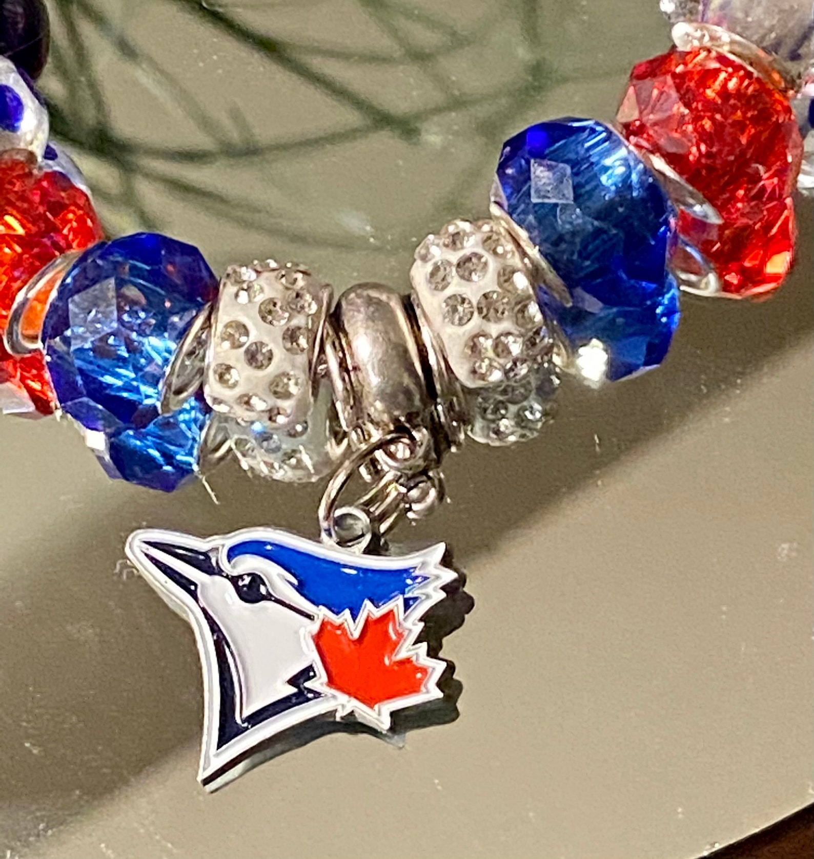 Toronto Blue Jays Charm Bracelet MLB Etsy
