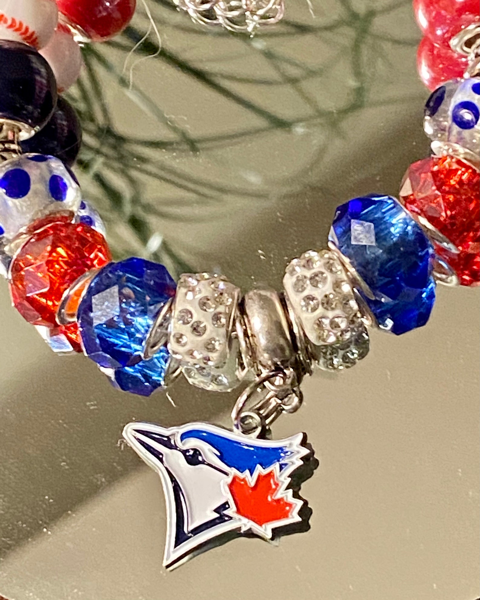 Toronto Blue Jays Charm Bracelet MLB Etsy