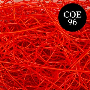 COE 96 Vitrigraph Curls (4oz) - Orange
