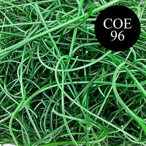 COE 96 Vitrigraph Curls (4oz) - Green