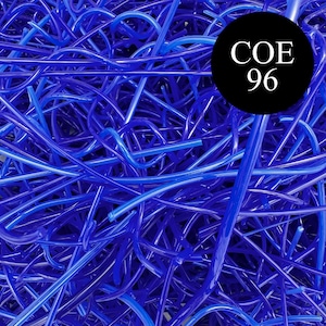 COE 96 Vitrigraph Curls (4oz) - Blue