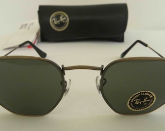New Vintage B&L Ray Ban Classic Collection Style III Antique Bronze W0973 Aviator Sunglasses usa