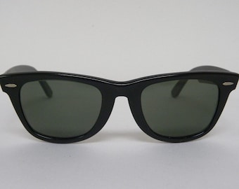 Vintage Classic 1980s Ray-ban Wayfarer Sunglasses - Etsy