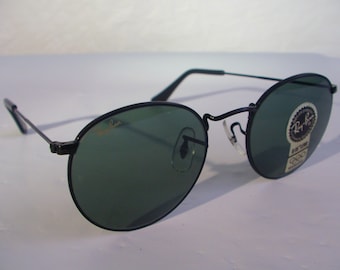 新品 ヴィンテージ B&L レイバン ラウンド メタル ゴールド G-15 49 mm