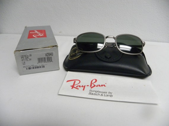 New Vintage B&L Ray Ban Sidestreet 1998 Metal Square Matte