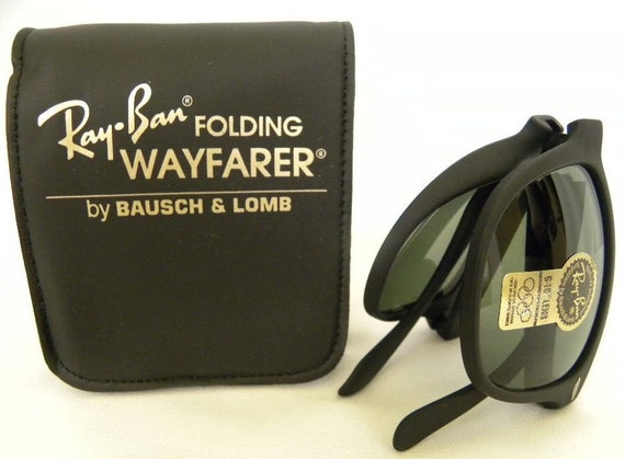 ray ban foldable sunglasses case