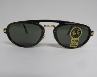 New Vintage B&L Ray Ban Traditionals Tortoise Black G-15 Premier W1541 Sunglasses USA