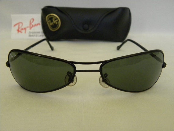 New Vintage B L Ray Ban Predator Metal Aviator Black W2384 Etsy