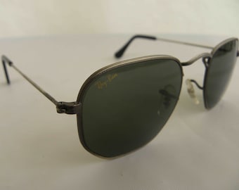 New Vintage B&L Ray Ban Classic Collection Style III Antique Pewter W1287 Aviator Sunglasses usa