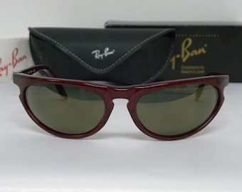 新品 ヴィンテージ B&L レイバン ラウンド メタル ゴールド G-15 49 mm