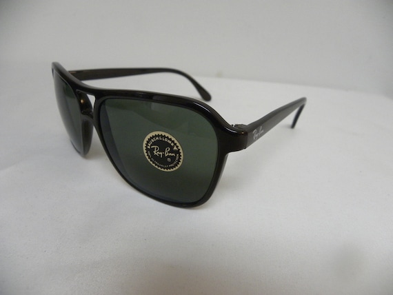 New Vintage B L Ray Ban Cats 4000 Brown G 15 Square Sunglasses Etsy