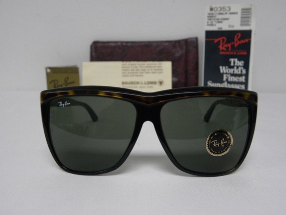 New Vintage B&L Ray Ban Traditionals Marnie Tortoise Ebony  display picture 3