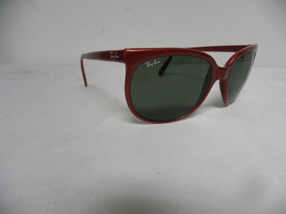 New Vintage B&L Ray Ban Cats 1000 Red G-15 Sungla… - image 3