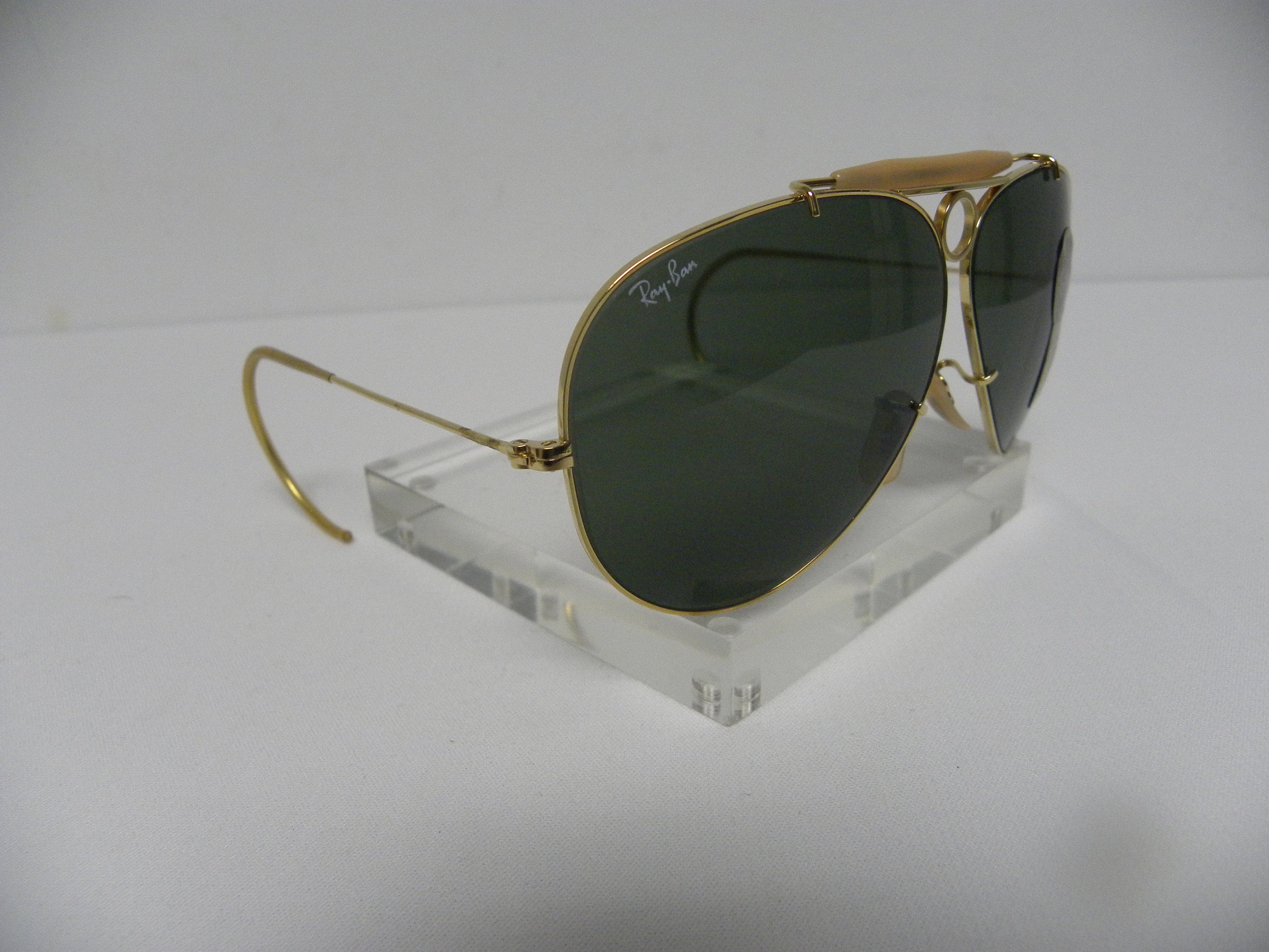 New Vintage B&L Ray Ban Shooter Cable Wrap Arista Gold 62mm L0213