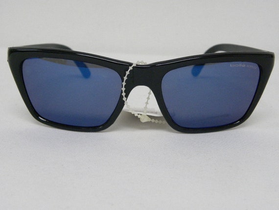 New Vintage Bolle 528 Black Blue Spectra Acrylex … - image 1