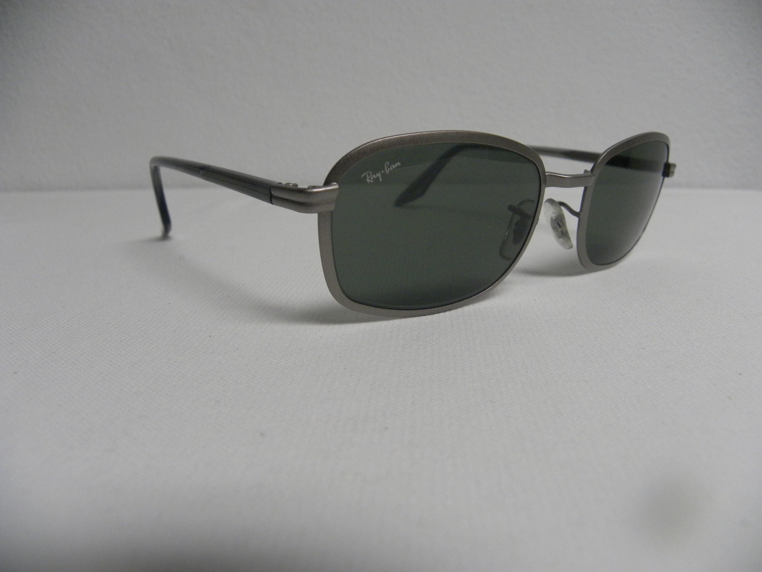 New Vintage B&L Ray Ban Sidestreet 1998 Metal Square Matte Steel