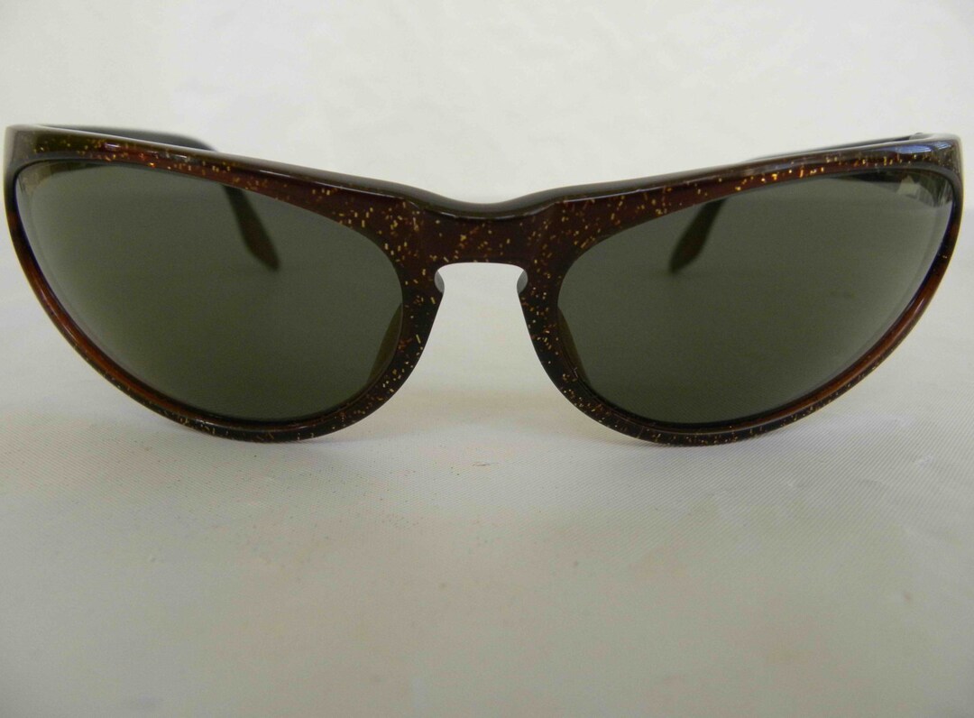 New Vintage B&L Ray Ban Sidestreet Skyline Wrap Brown Gold