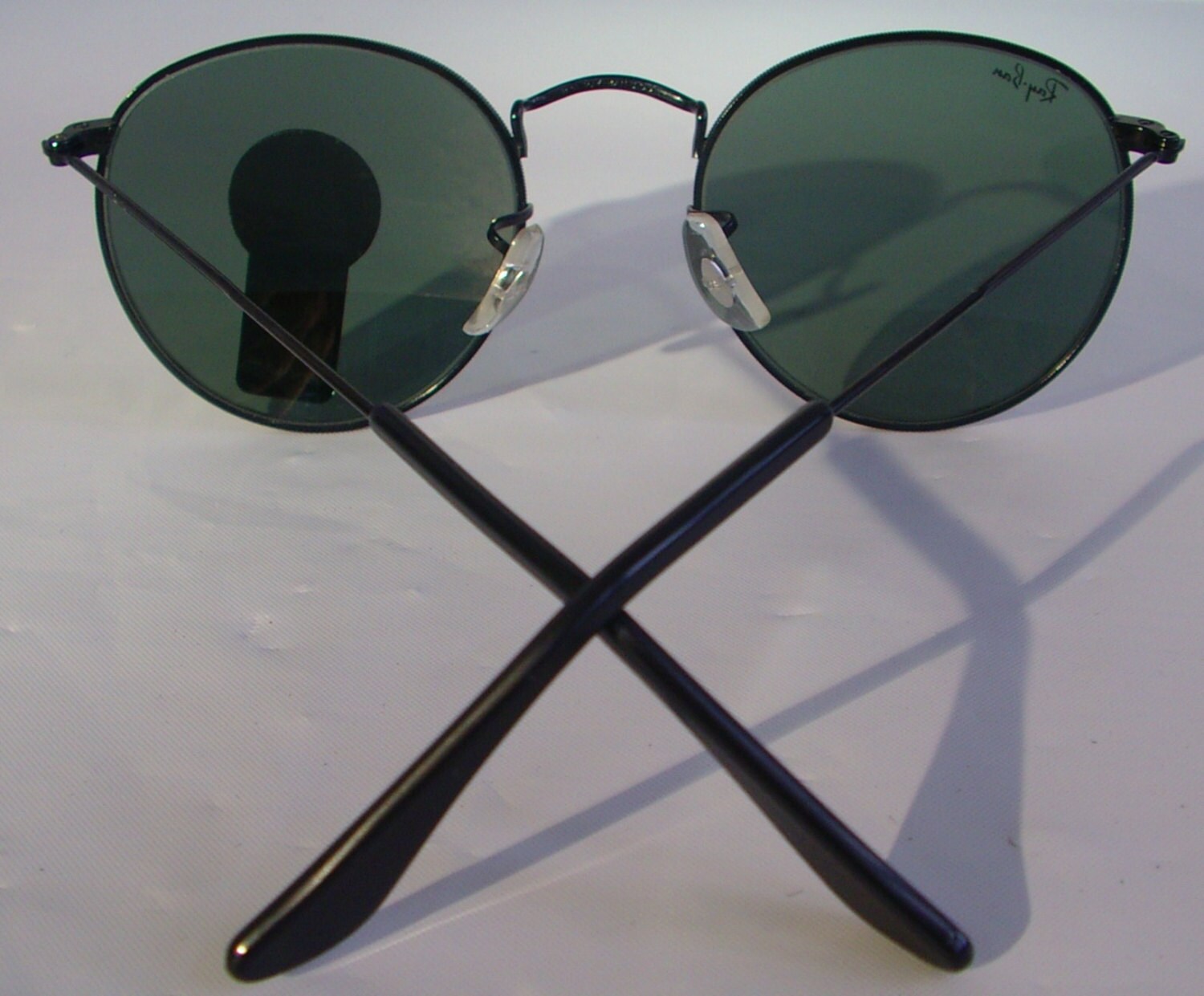 専用　Ray-Ban サングラス ビンテージ　B＆L w0604　USA Vintage B&L Ray Ban Round Metal Black. W0604 ONAS