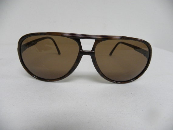 New Vintage Gucci 1107/S 76S Dark Brown Aviator I… - image 2