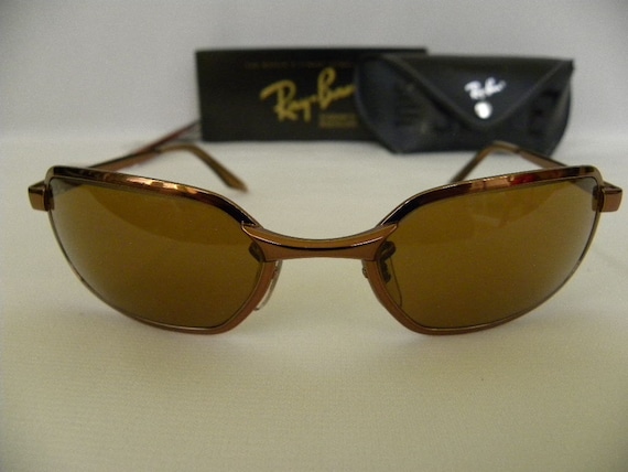 New Vintage B&L Ray Ban Sidestreet Mondo Metal Sq… - image 1