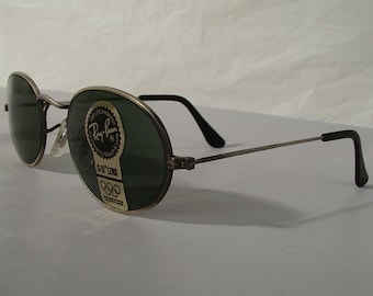 Nueva Vintage B&L Ray Ban Classic Collection I Pewter G-15 W1283 Gafas de Sol Ovaladas nos
