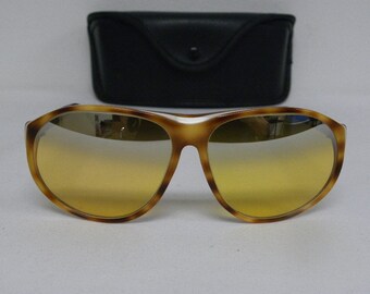 Nouveau millésime B & L Ray Ban Arcadia tortue dégradé ambre miroir lunettes de soleil USA