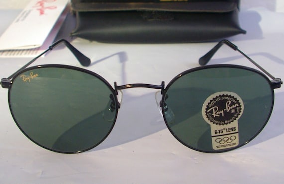 専用　Ray-Ban サングラス ビンテージ　B＆L w0604　USA Ray-Ban W0604 Round Metal Black Chrome Sunglasses