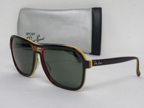 New Vintage B&L Ray Ban 1970's Stateside Black Re… - image 1