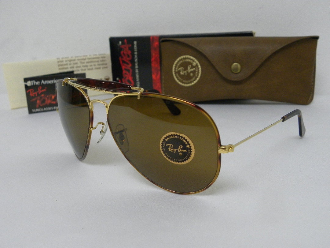 New Vintage B&L Ray Ban Outdoorsman II Tortuga Gold Tortoise - Etsy New  Zealand