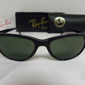 New Vintage B&L Ray Ban Celebrities Verona II Black Cats W1902 Sunglasses USA