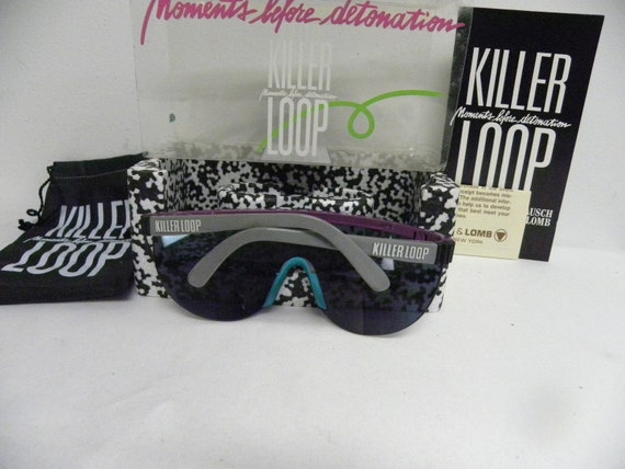 Occhiali da sole Vintage B L Killer Loop Countdown EOS W0913 E Purple Mirror NOS Etsy Italia