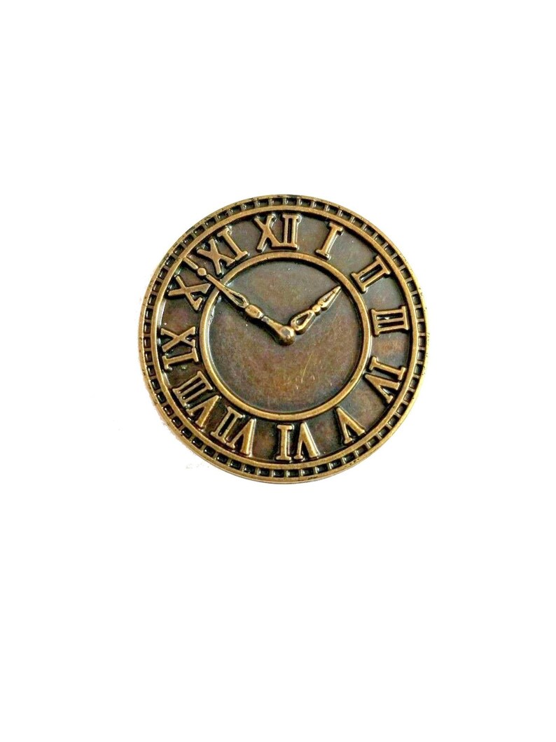 PAIR of Clock Face Stainless Steel and Resin Plugs Gauge Etsy