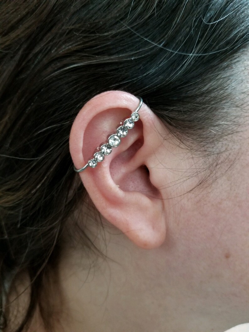 16G Stainless Steel Fake Industrial Barbell With Multiple Etsy