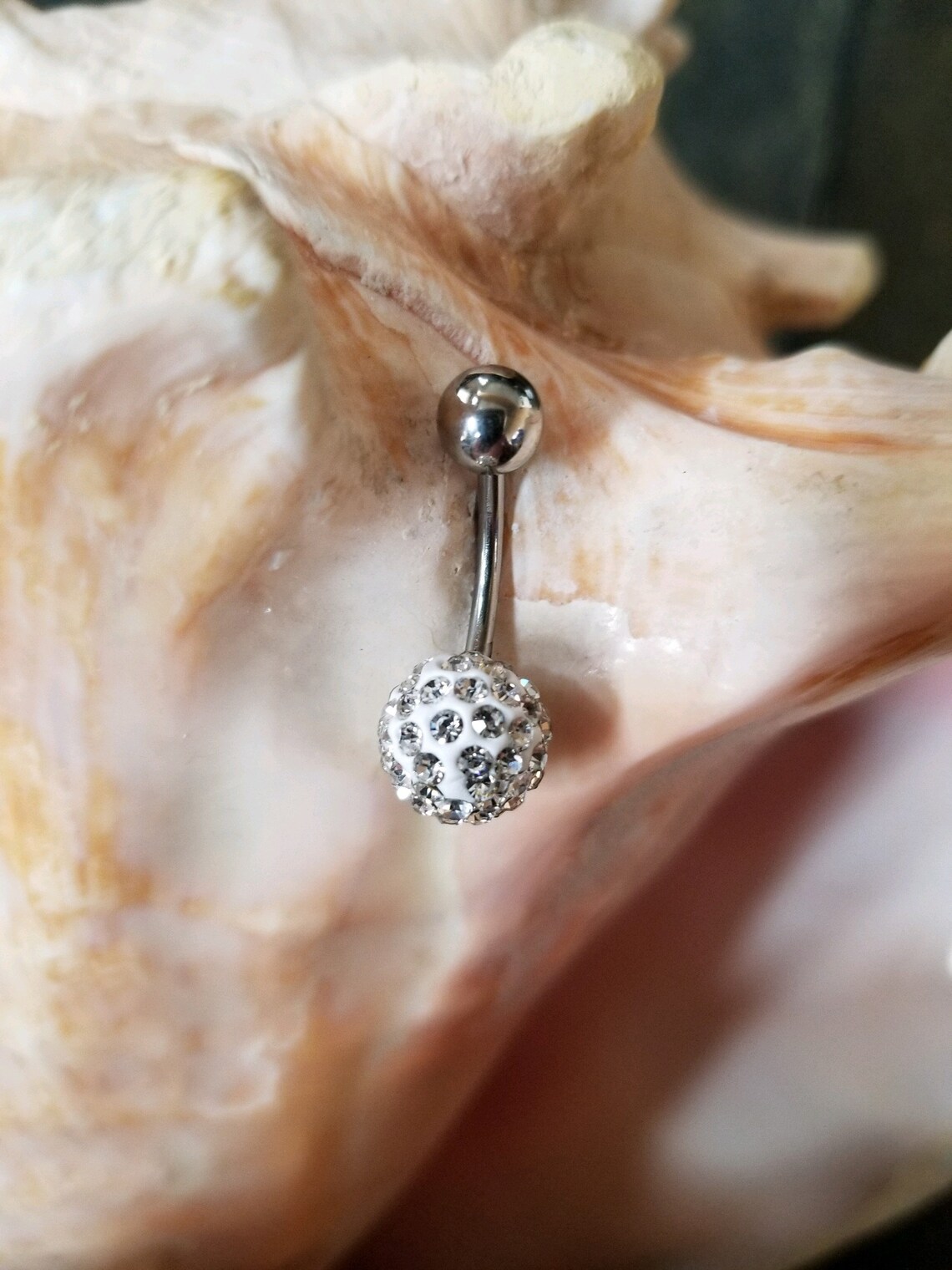 Ryaupy 3PCS Piercing Per Ombelico In Acciaio Inox Con Doppia Gemma - 316L Piercing Ombelico Acciaio Chirurgico (10mm