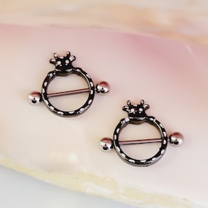 Nipple shield deals piercing titanium