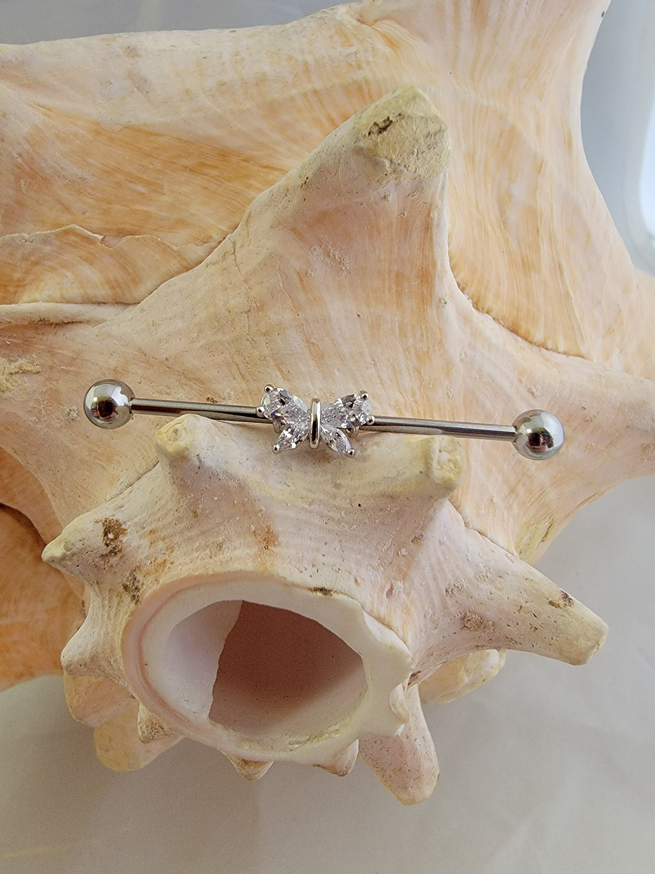 Butterfly clearance industrial piercing