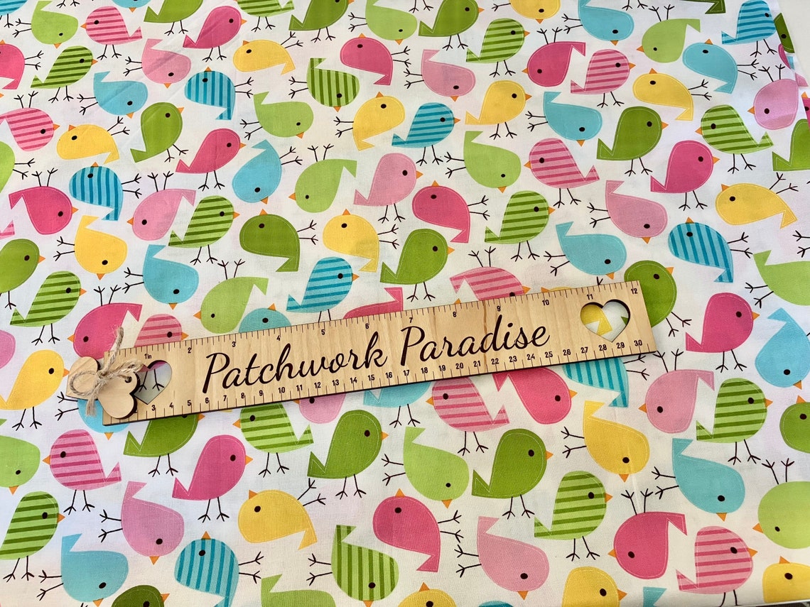 Robert Kaufman Urban Zoologie Birds 11507 Fabric Sold by Fat Etsy