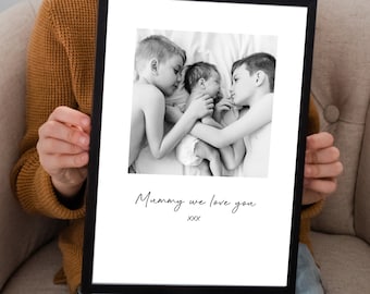 Personalised Mummy Photo Print - Mothers Day Gift